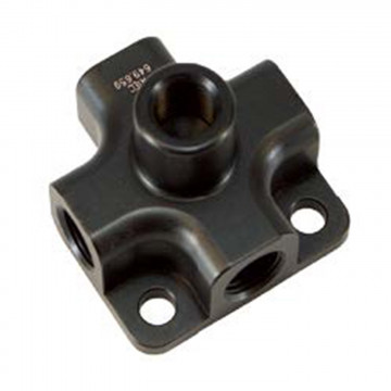 RACCORDO ATEC 5 VIE FEMM. M10x1mm - NERO