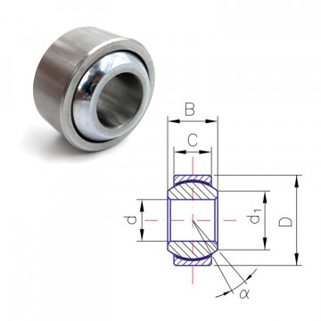 SNODO SFERICO FORO 12mm