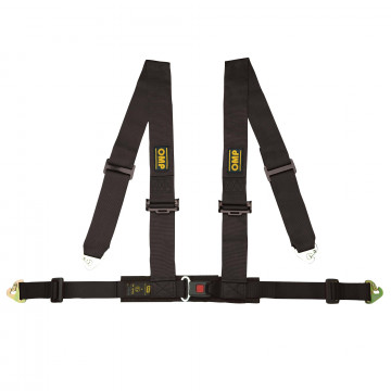 Cintura Racing 4M - 4 punti Nera