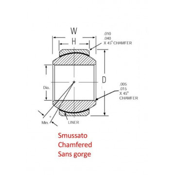 SNODO SFERICO FORO 25,400MM - ESTERNO...