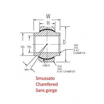 SNODO SFERICO FORO 12,700MM - ESTERNO...