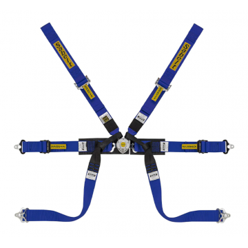 CINTURA MONOPOSTO 2" 6 PUNTI BLU