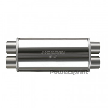 SILENZIATORE HF-45 OVALE FLUSSO X Ø...