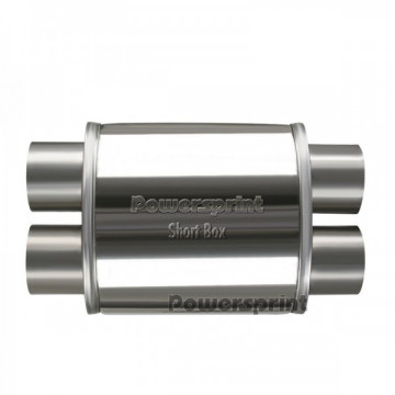 SILENZIATORE SHORT BOX OVALE DOPPIO...
