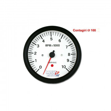 CONTAGIRI DIAM. 100MM (0-7.000RPM) NERO