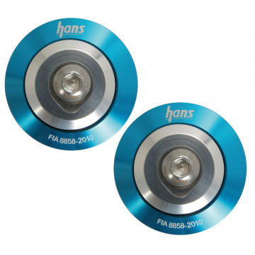 Coppia attacchi Hans - Blu