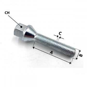 BULLONE 14X1,50 - CH. 17 - L. 28mm -...