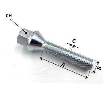 BULLONE 14X1,50 - CH. 22 - L. 75mm -...