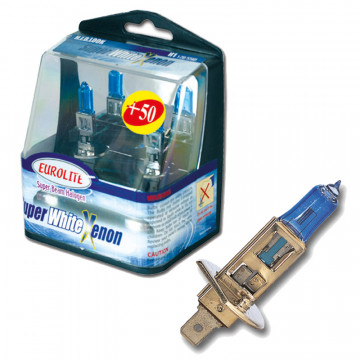 COPPIA DI LAMPADE H1 12V 55W - 4300K...