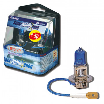 COPPIA DI LAMPADE H3 12V 55W - 4300K...
