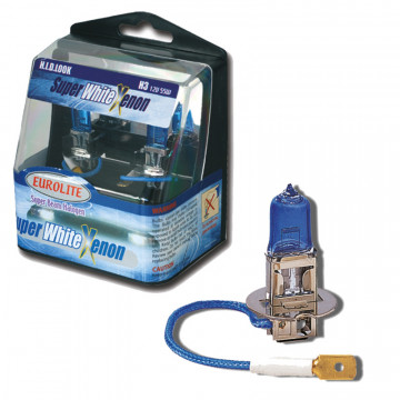 COPPIA DI LAMPADE H3 12V 100W - 3500K
