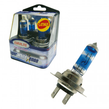 COPPIA DI LAMPADE H7 12V 55W - 3800K