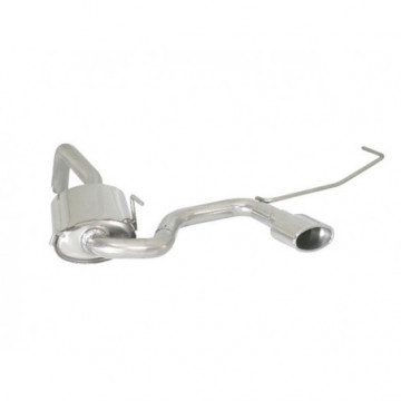 Posteriore inox con terminale ovale...