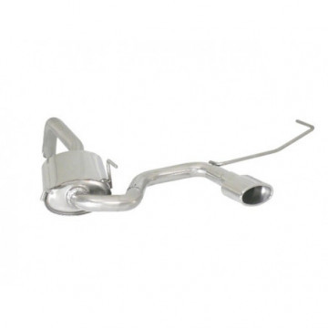 Posteriore inox con terminale ovale...