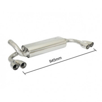 Posteriore inox sdoppiato con...