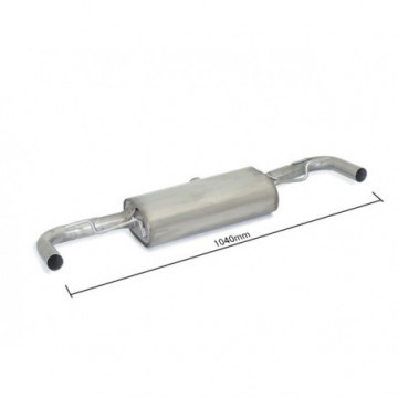 Posteriore inox sdoppiato per...