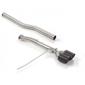 Tubo posteriore Gr. N inox con...