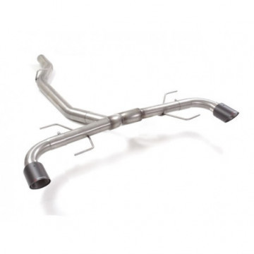 Tubo posteriore Gr. N inox sdoppiato...