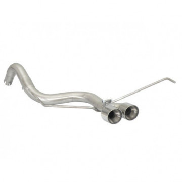 Tubo posteriore Gr. N inox con...