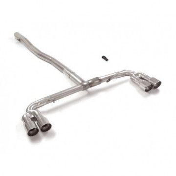 Tubo posteriore Gr. N inox sdoppiato...