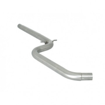 Tubo centrale senza silenziatore inox