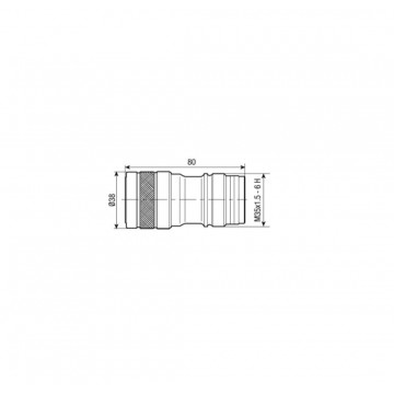 VALVOLA STAUBLI FEMMINA M 35 x 1,50