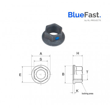 DADO AUTOBLOCCANTE BLUEFAST SENZA...