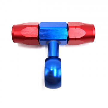 RACCORDO A T DIAM. FORO 15,7mm  - JIC...