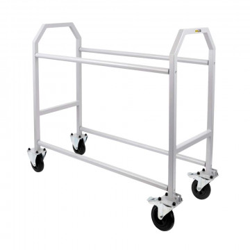 CARRELLO PORTAGOMME 1500mm ACCIAIO