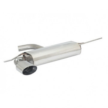 Posteriore inox con terminale ovale...