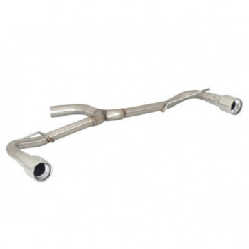 Tubo posteriore Gr. N inox sdoppiato...