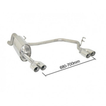 Posteriore inox sdoppiato con...