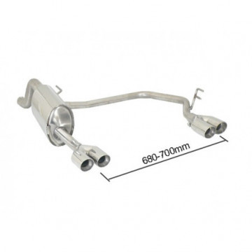 Posteriore inox sdoppiato con...