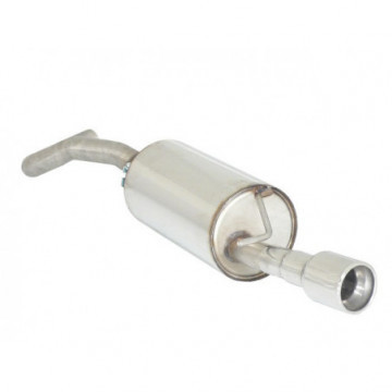 Posteriore inox con terminale rotondo...