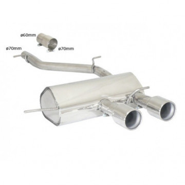 Posteriore inox con terminali...