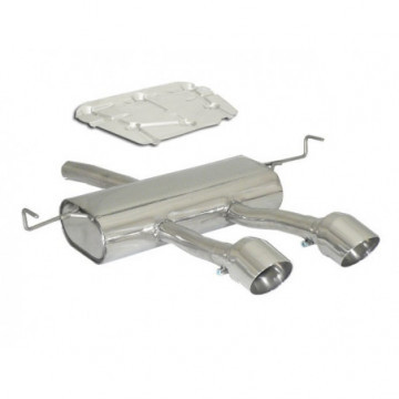 Posteriore inox con terminali...