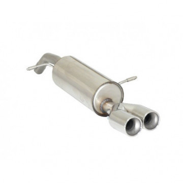 Posteriore inox con terminali rotondi...