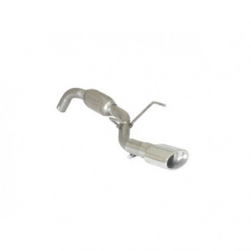 Posteriore inox con terminale ovale...