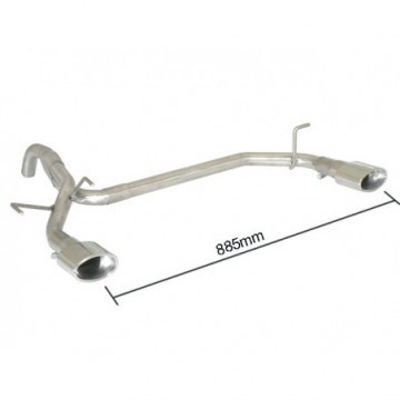 Posteriore inox sdoppiato con...