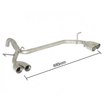 Posteriore inox sdoppiato con...