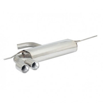 Posteriore inox con terminali rotondi...
