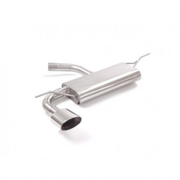 Posteriore inox con terminale ovale...