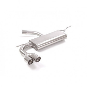Posteriore inox con terminali rotondi...