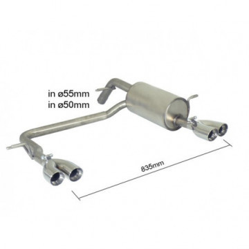 Posteriore inox sdoppiato con...