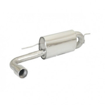 Posteriore inox con terminale rotondo...