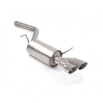 Posteriore inox con terminali rotondi...