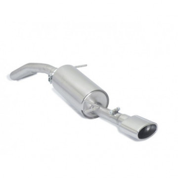 Posteriore inox con terminale ovale...