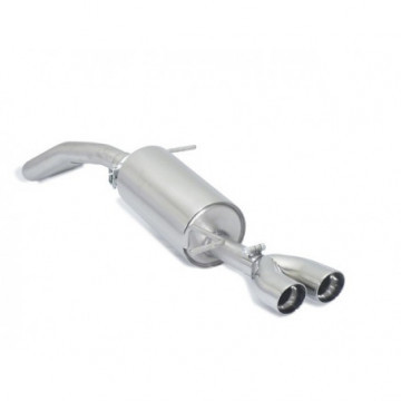 Posteriore inox con terminali rotondi...