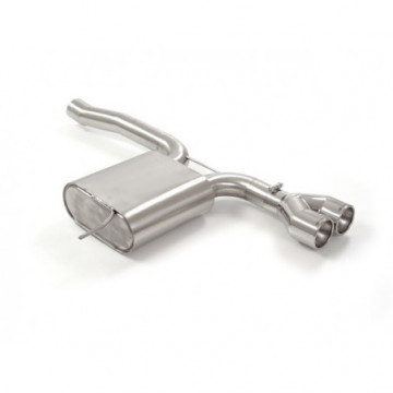 Posteriore inox con terminali rotondi...