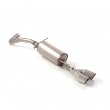 Posteriore inox con terminali rotondi...